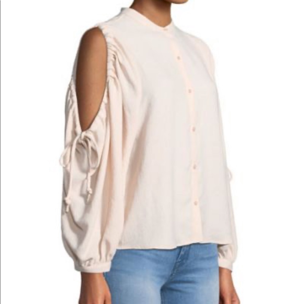 NWT 7 for all mankind blouse